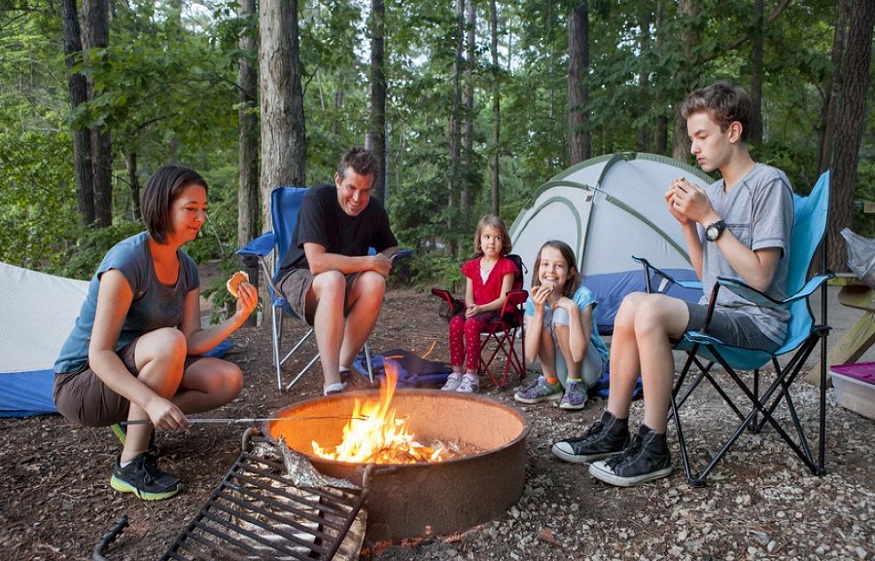 camping in low season